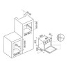 Forno da incasso/ Elettrico multifunzione/ Cl. A/ Sabbia GLEMGAS mod. GFT64SA-S3