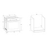 Forno da incasso/ Elettrico multifunzione/ Cl. A/ Inox NIKKEI mod. SNFEX5