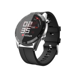 Smartwatch con Temperatura e Pressione Sanguigna/ IP67/ Argento TREVI mod. T-FIT 290 HBT