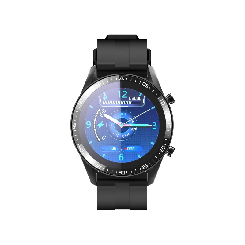 Smartwatch con Temperatura e Pressione Sanguigna/ IP67/ Nero TREVI mod. T-FIT 290 HBT
